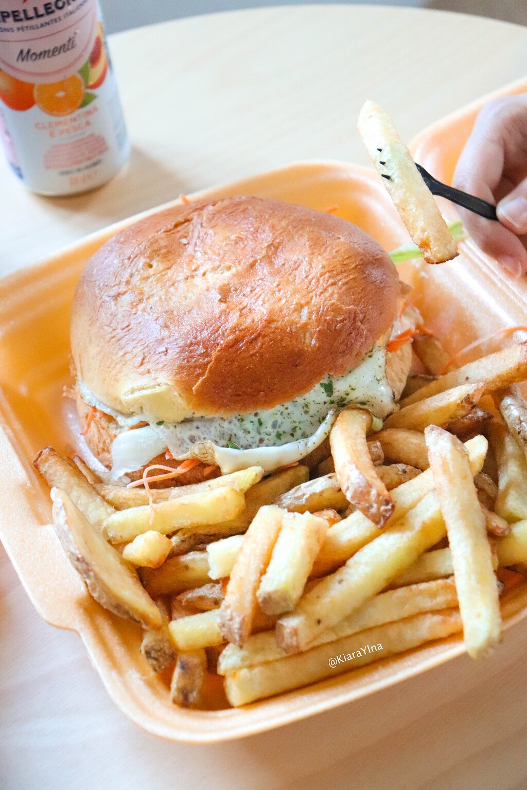 burger vegetarien fritres