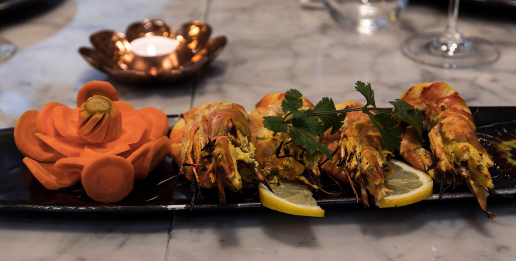 king prawns tandoori