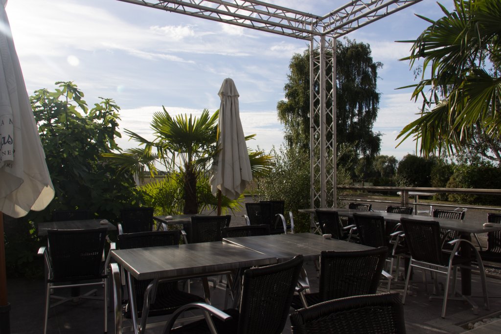 terrasse vue sur champs