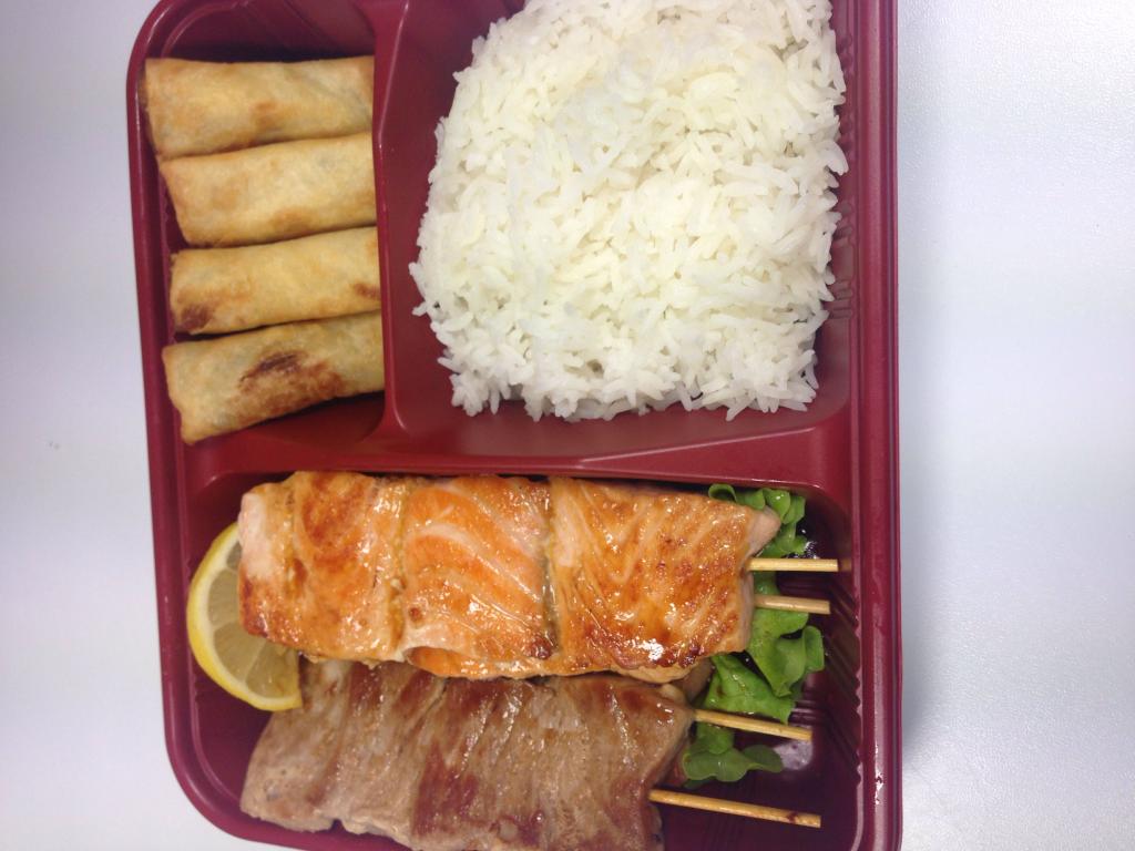 bento borchette saumon