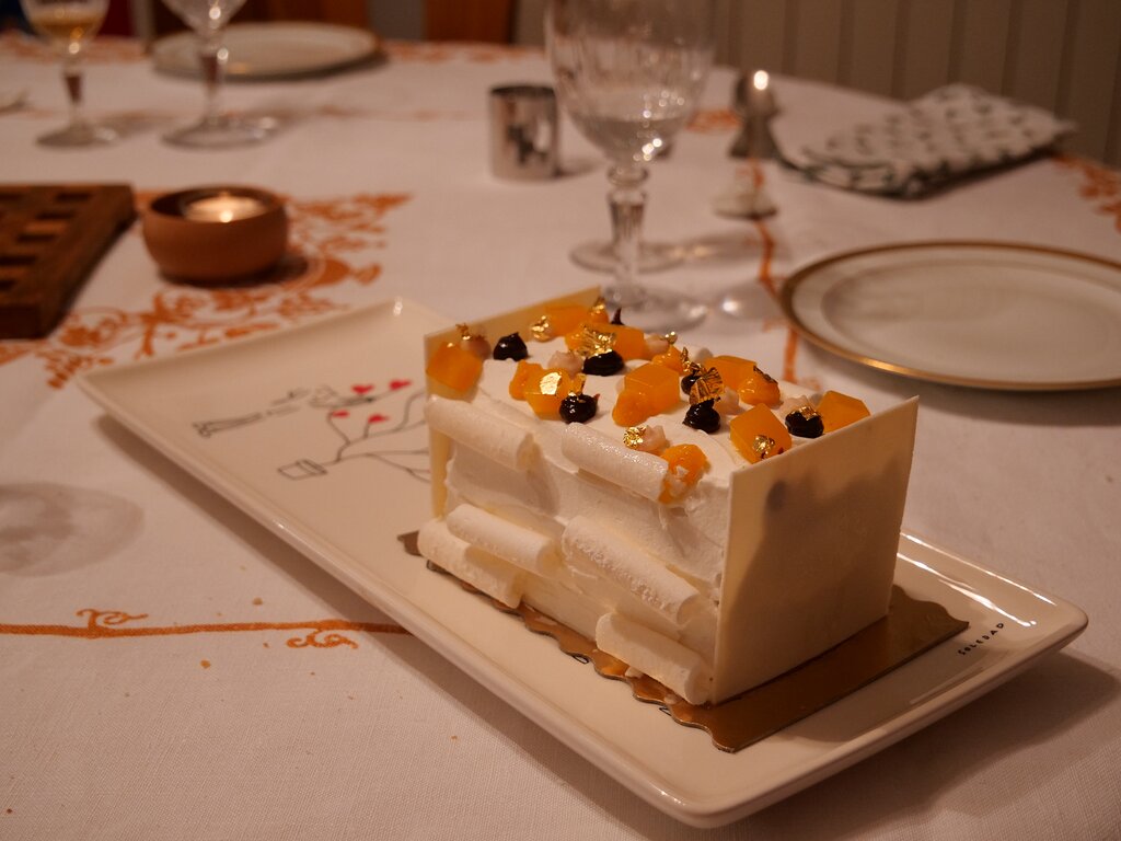 buche facon sarran mandarine