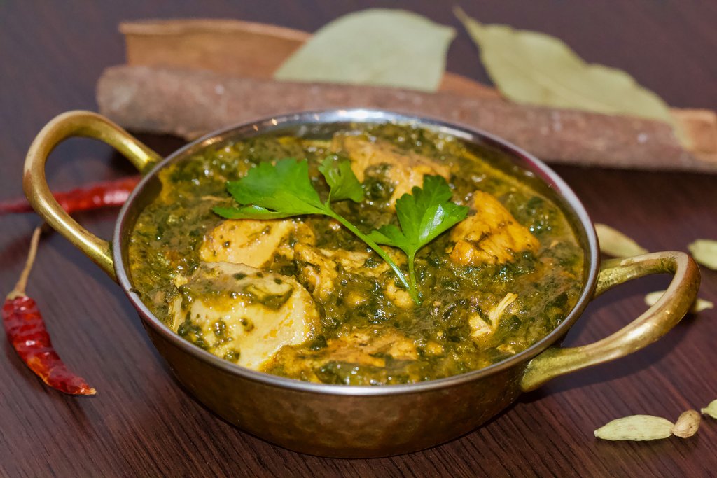 chicken saag