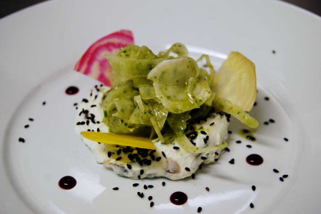 chiffonnade de fenouil