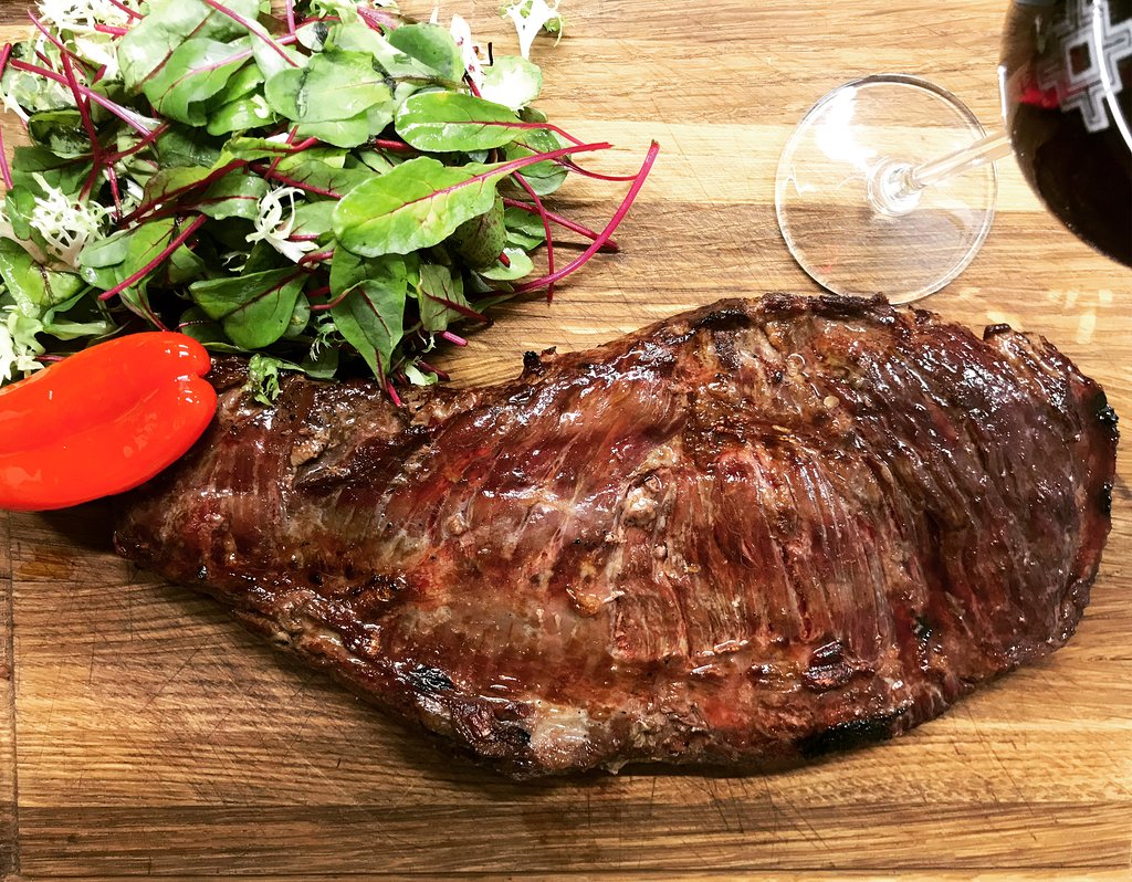 coeur du bavette grille