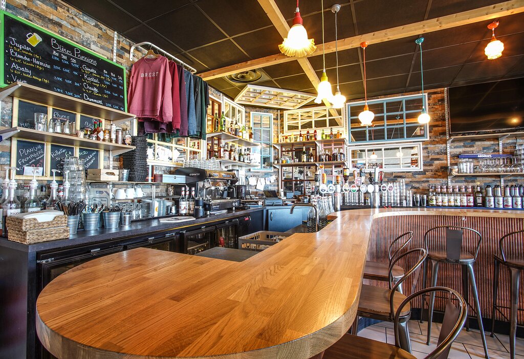 comptoir du bar