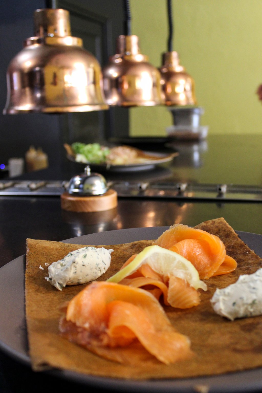 crepe ble noir truite