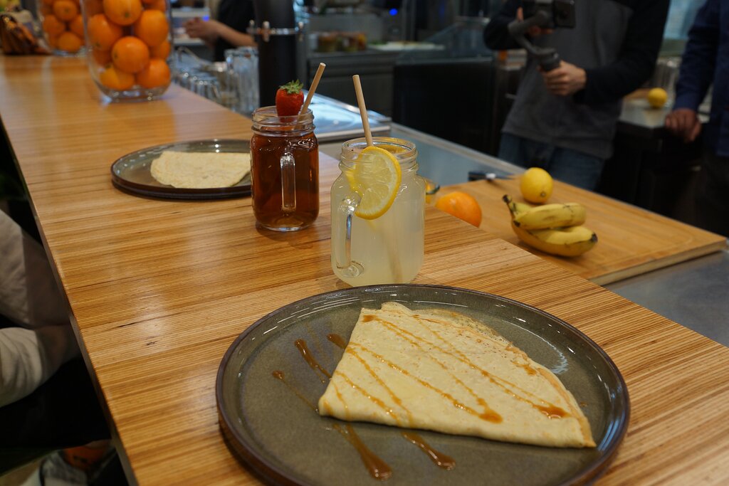 crepes citronade et the