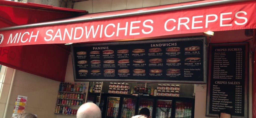 crepes e sandwiches maravilhos