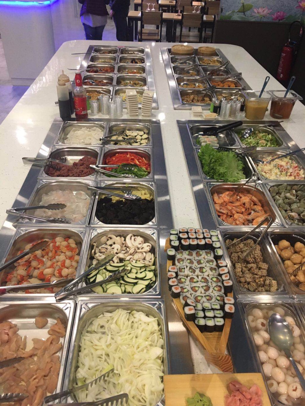 delice sushi buffet wok