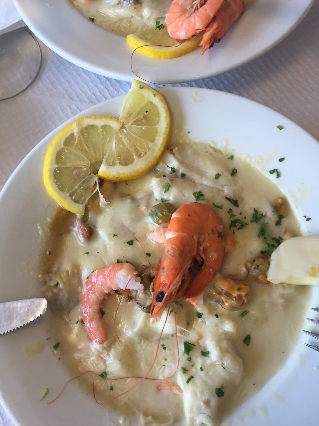 dos de cabillaud sauce