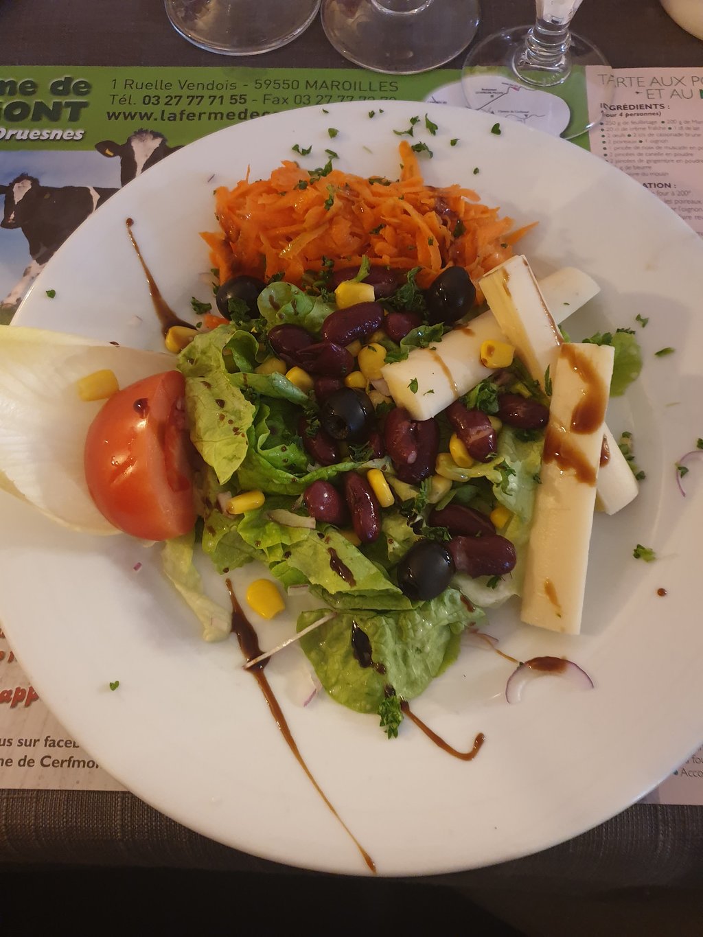 entree assiette de crudites