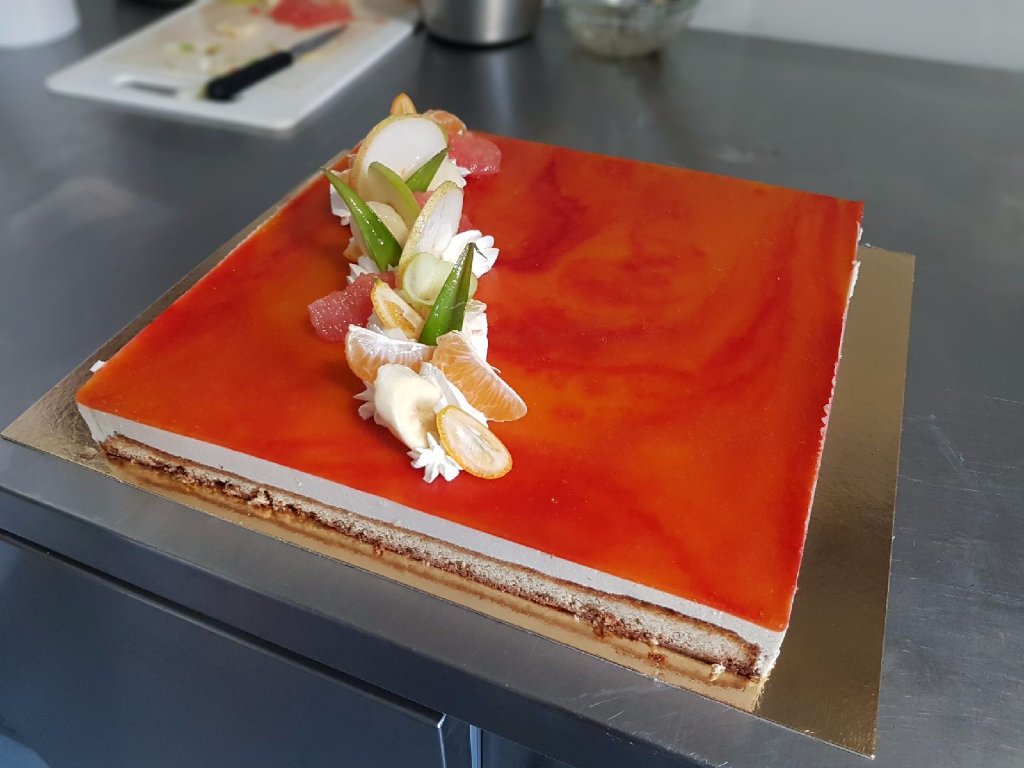 entremet aux fruits
