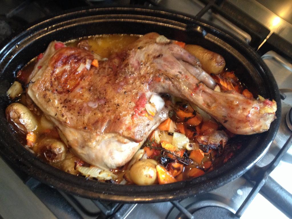 epaule d agneau confite