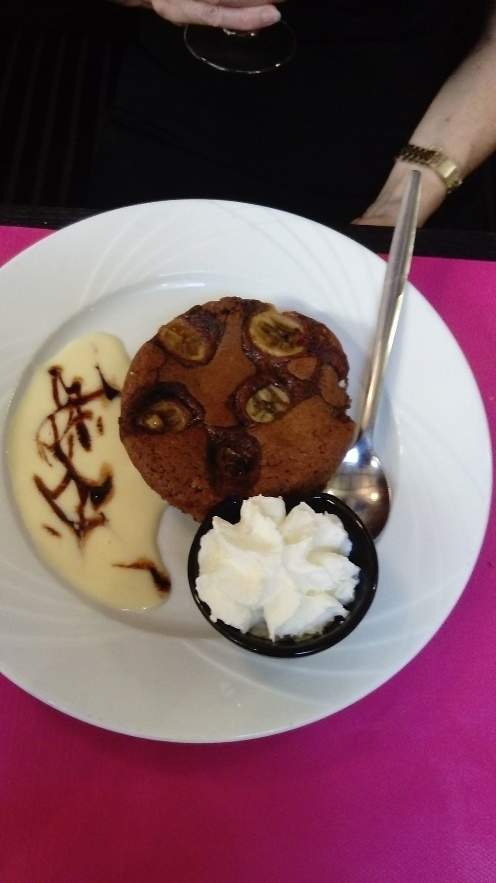 fondant chocolat banane