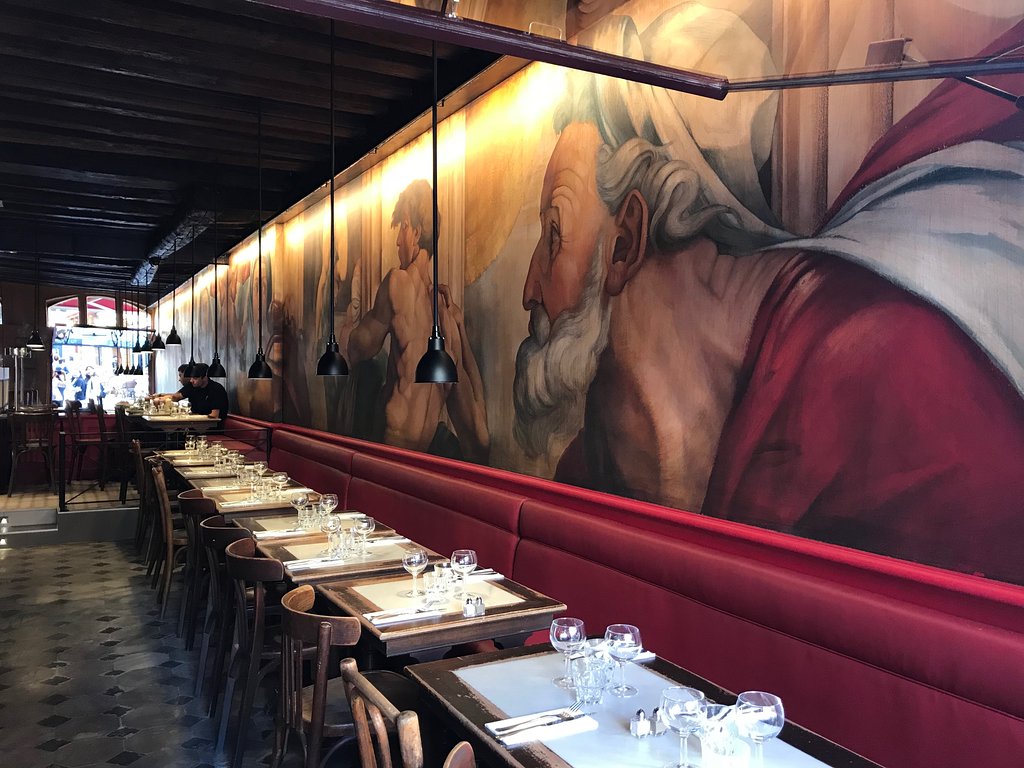 fresque du peintre et