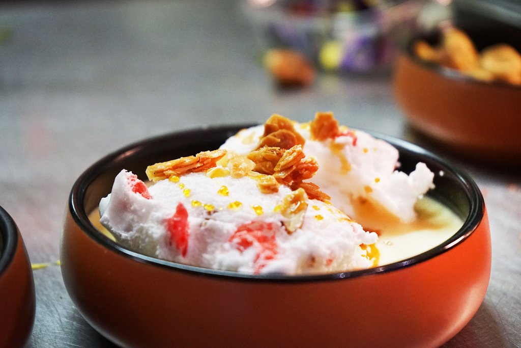 ile flottante aux pralines