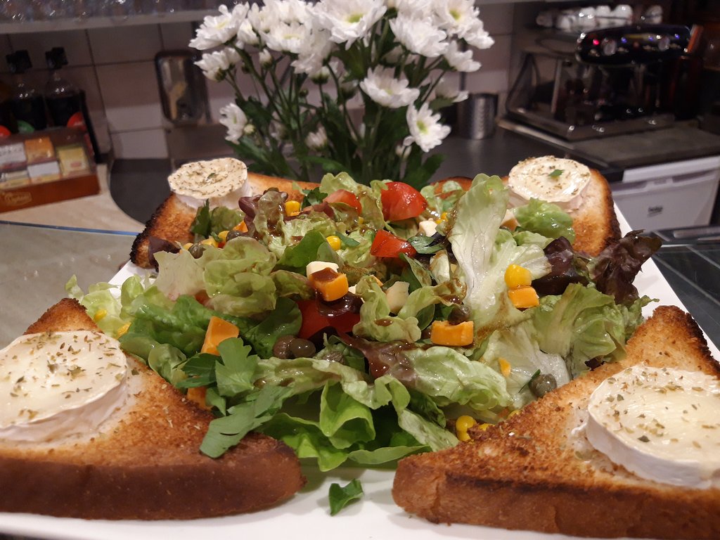 la salade de chevre chaud