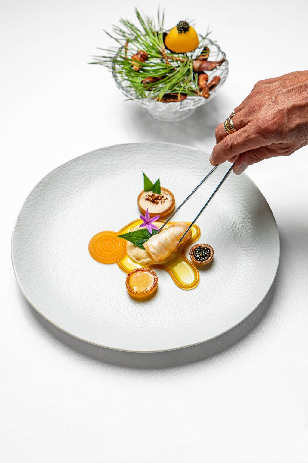 langoustine et caviar