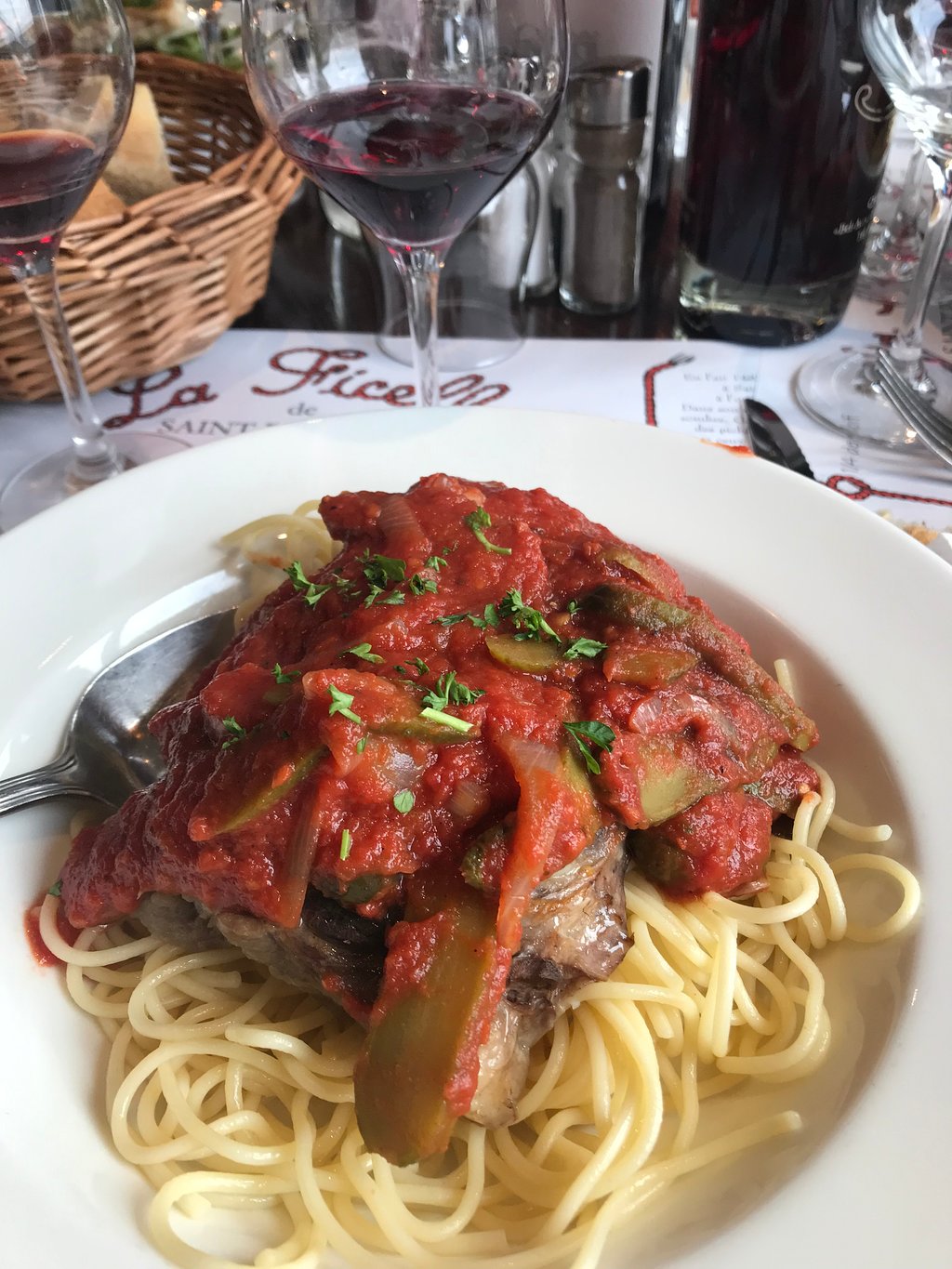 langue de veau spaghettis