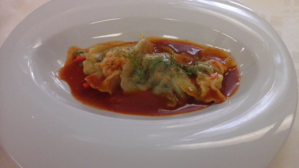 ravioles de langoustine