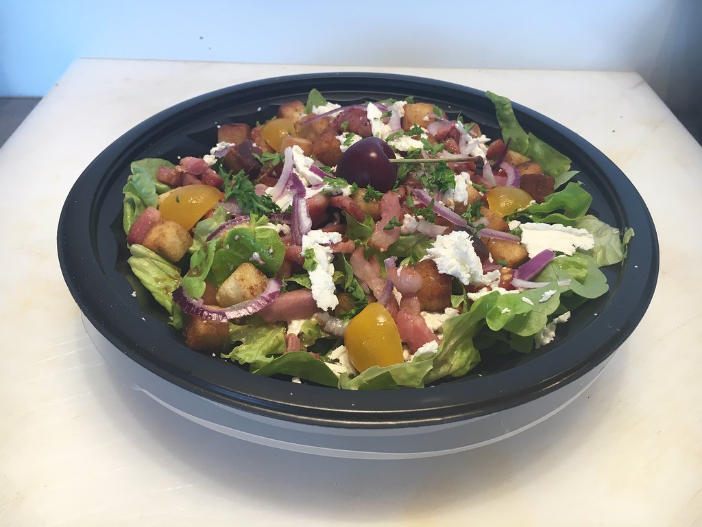 salade chevre chaud avec