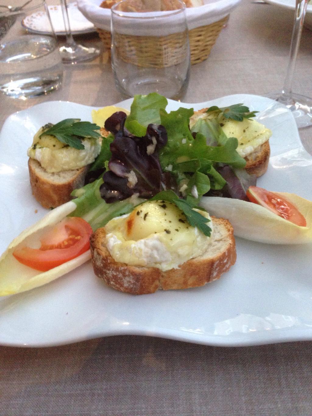 salade de crottin en