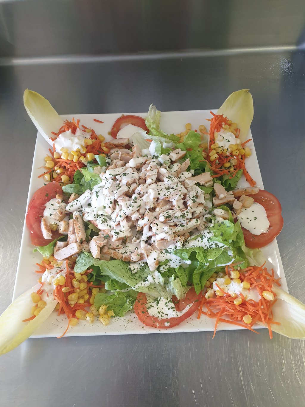 salade printaniere poulet
