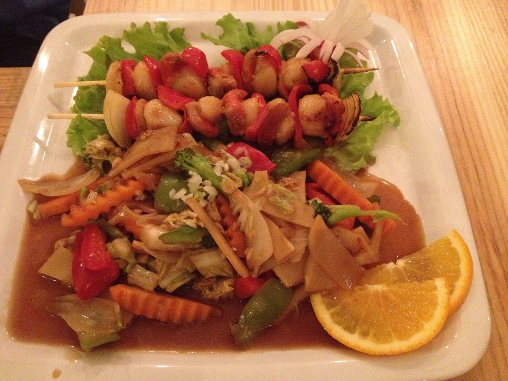 scallop skewer very special