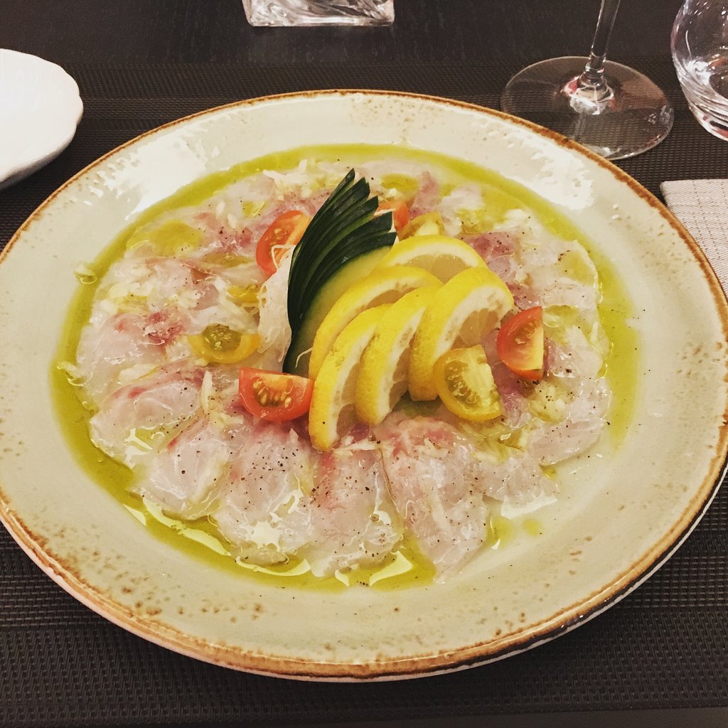 sea bream yuzu crudo