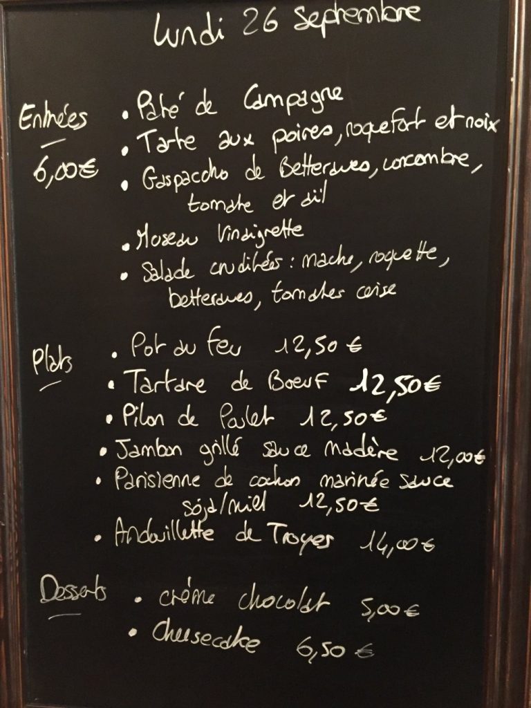 the menu 768x1024
