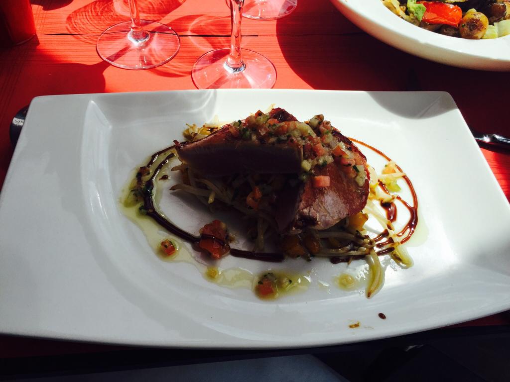 un excellent dejeuner