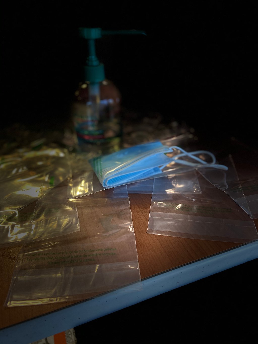 une pochettes plastifiee