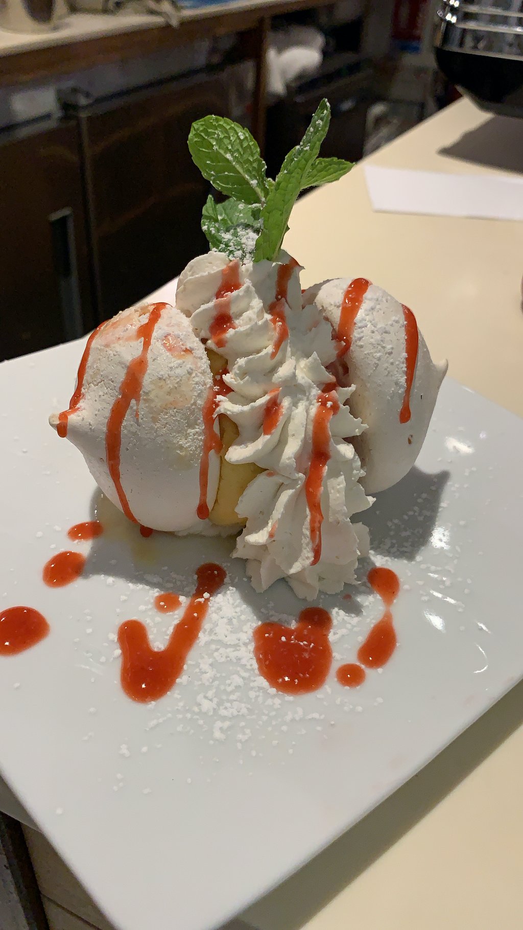 vacherin passion et framboise