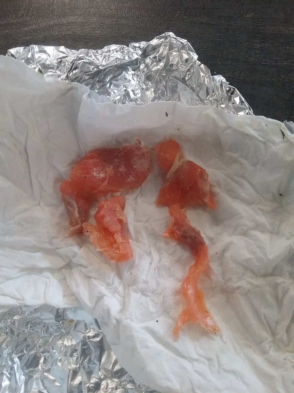 voila le saumon que j